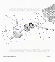 ENGINE, STATOR AND FLYRAD
