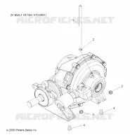 GETRIEBEGEHÄUSE, MOUNTING, REAR (BUILT AFTER 1/15/07)