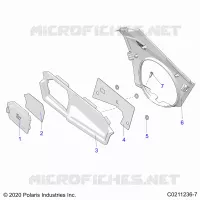 BODY, CLOSE OFF PANEL and ACCESS PANEL