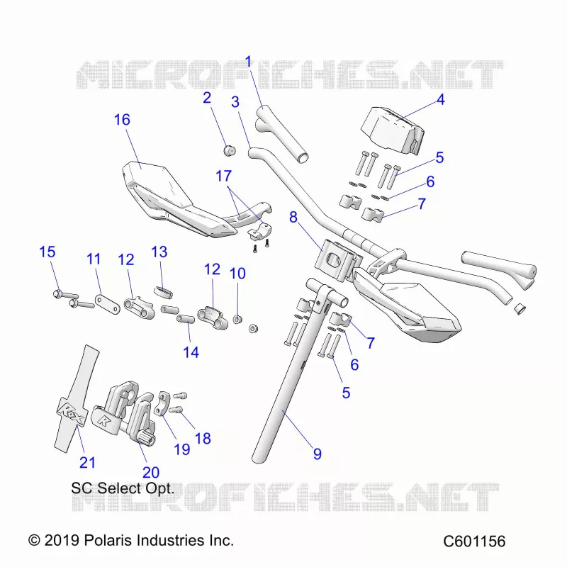 UPPER LENKEN & HANDLEBAR ASM.
