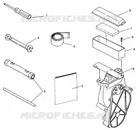 TOOL KIT CLASSIC TOURING 0963365 AND EUROPEAN CLASSIC TOURING E963365 (4933623362C007)