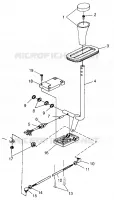 GEAR SELECTOR  SCRAMBLER 500 W97BC50A (4943074307C011)