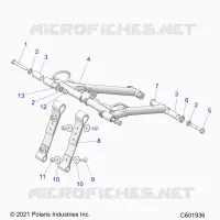 SUSPENSION, FRONT DREHMOMENTARM