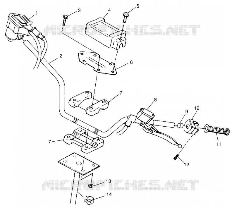 HANDLEBAR SPORT 400L W98BA38C (4947234723B006)
