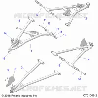 FRONT SUSPENSION CONTROL ARMS