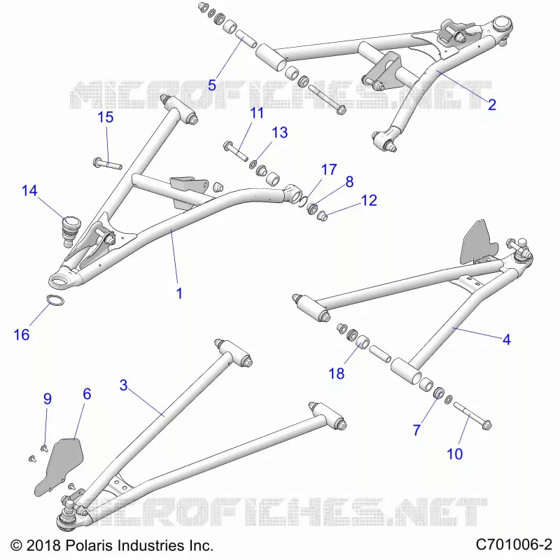 FRONT SUSPENSION CONTROL ARMS