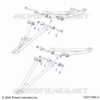 FRONT SUSPENSION A-ARM MOUNTING