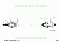 ANTRIEB, FRONT HALF SHAFT