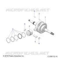 ENGINE, KURBELWELLE AND PISTON