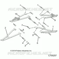 FRONT SUSPENSION CONTROL ARMS