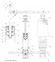 FRONT TRACK SHOCK (INDY SP)(7043779)