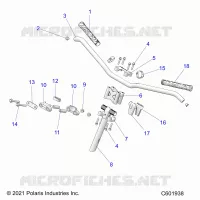 UPPER LENKEN &amp; HANDLEBAR ASM.
