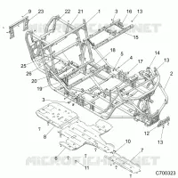 CHASSIS, MAIN FRAME AND SKID PLATES