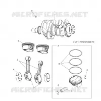 ENGINE, KURBELWELLE AND PISTON