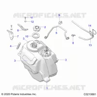 KRAFTSTOFFSYSTEM, FUEL TANK ASM.