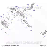 ANTRIEB, CLUTCH COVER AND DUCTING