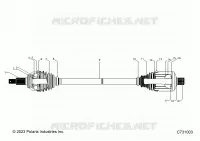 ANTRIEB, REAR HALF SHAFT