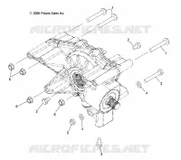 GETRIEBEGEHÄUSE MOUNTING, REAR