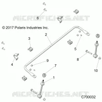 FRONT SUSPENSION STABILIZER BAR