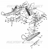 FRONT SUSPENSION AND SKI CLASSIC E942865 AND  CLASSIC TOURING E942875 (49274027400013)