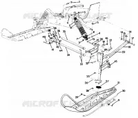 FRONT SUSPENSION AND SKI WIDETRAK (4919301930007A)