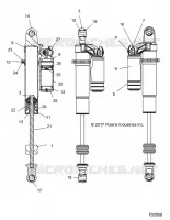 HINTERRADAUFHÃ„NGUNG SHOCK INTERNALS