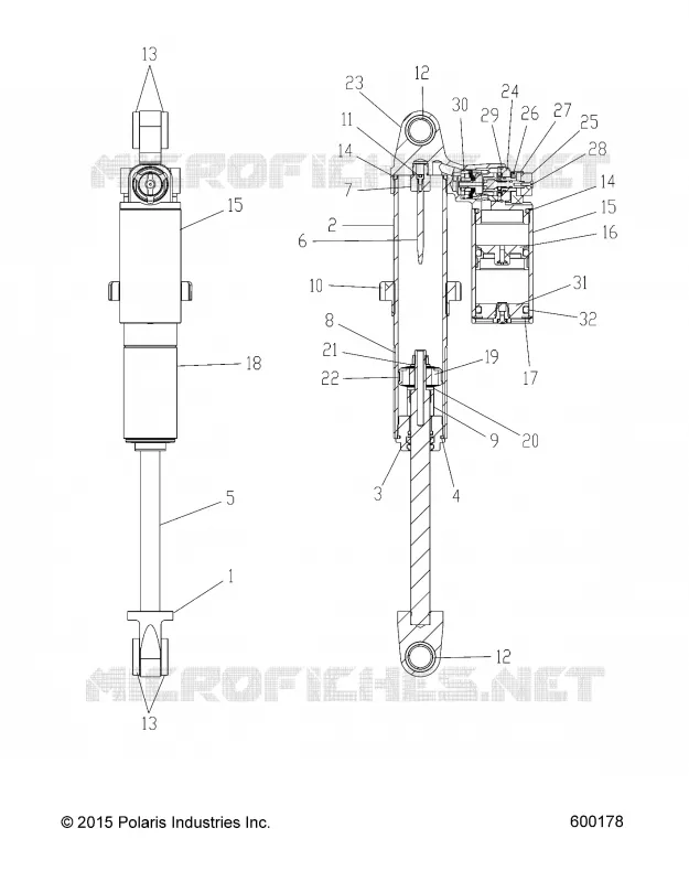 SUSPENSION, FEDER TRACK, HI LO ADJ.
