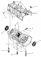 CRANKCASE ASSEMBLY 440 0942760 AND 440 SKS 0942560 (4925072507030A)