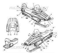 DECALS SPORT 0980443 AND SPORT TOURING 0980243 (4942054205A008)