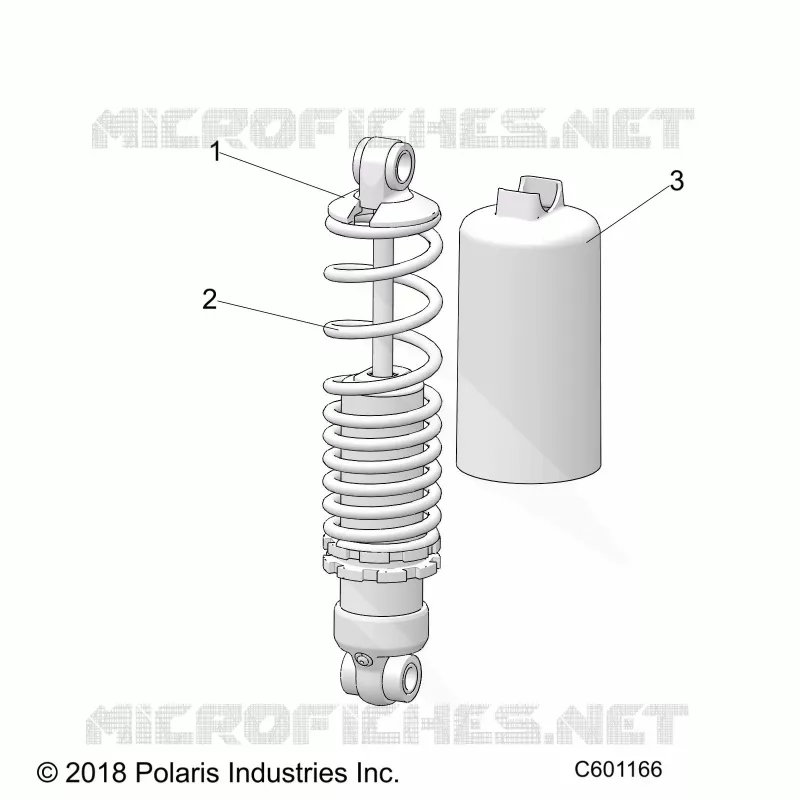 SUSPENSION, FRONT SHOCK TRACK