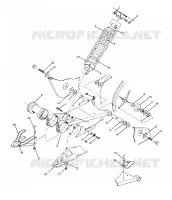 SWING ARM WLD. / FEDER ASSEMBLY 350 4X4 / W928139 (4922832283021A)