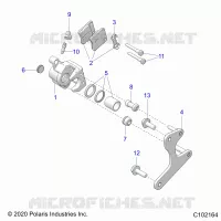 BRAKES, BREMSZANGE HINTEN