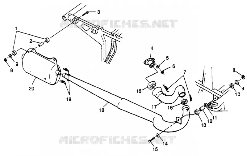 ABGASSYSTEM Scrambler 400L W97BC38C (4939893989A011)