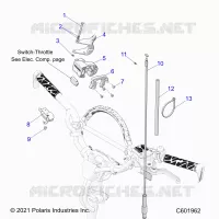 MOTOR, THROTTLE CONTROL ASM.