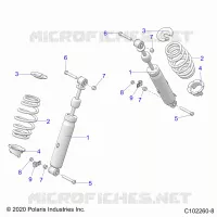 SUSPENSION, FRONT SHOCK