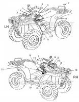 DECALS MAGNUM 4X4 W97AC42A, SWEDISH MAGNUM 4X4 S97AC42E AND NORWEGIAN MAGNU (4940834083A008)