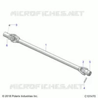 ANTRIEB, PROP SHAFT, FRONT