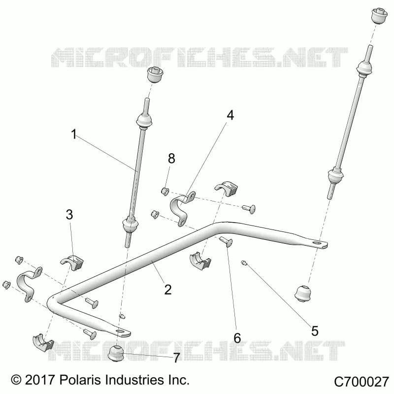 SUSPENSION, HINTER SPREIZE STABILISATOR 49S- R20RRE99/A (C700027)