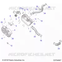 ANTRIEB, CLUTCH COVER AND DUCTING