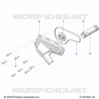MOTOR, WATERPUMP IMPELLER AND COVER
