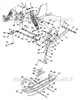 FRONT SUSPENSION AND SKI
