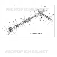 ANTRIEB, FRONT GETRIEBEGEHÄUSE INTERNALS