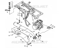 ABGASSYSTEM  2X4 300 W957530 (4930053005A010)