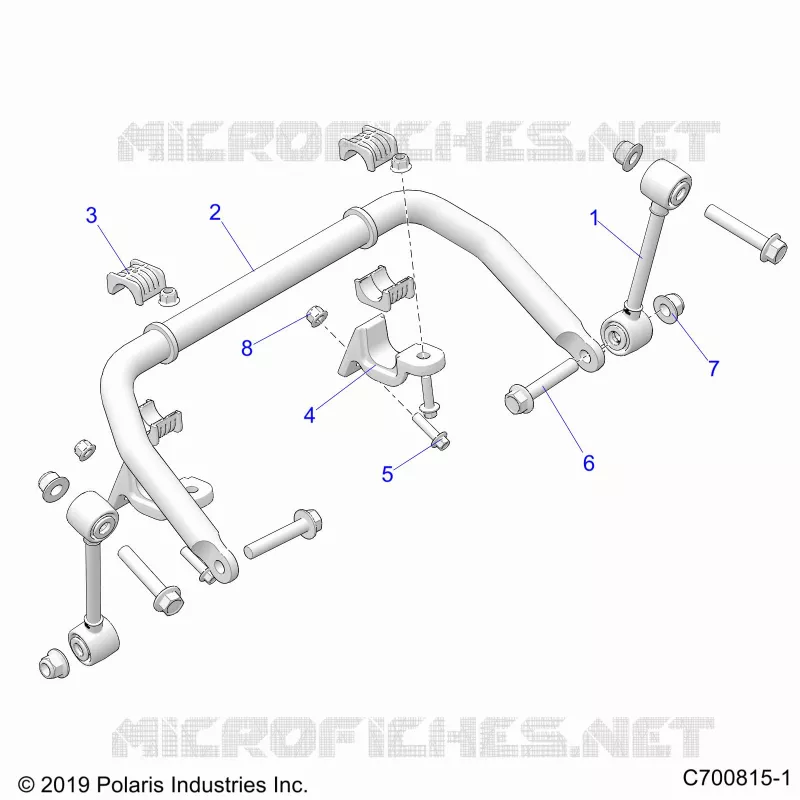 SUSPENSION, FRONT STABILISATORSTANGE