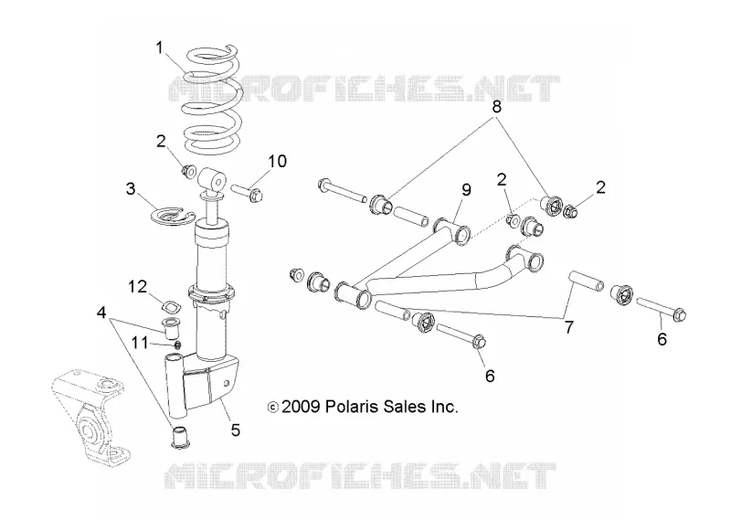 FRONT SUSPENSION CONTROL ARMS