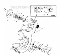 VORDERRAD ASSEMBLY 250 6x6 / W928727 (4922842284013A)