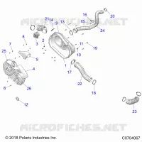 ANTRIEB, CLUTCH COVER AND DUCTING