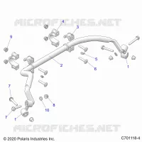 SUSPENSION, REAR STABILISATORSTANGE