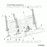 SITZ BELT AND MOUNTING