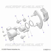 BRAKES, BREMSZANGE VORNE